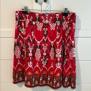 Notations lined flare skirt
Size L women’s